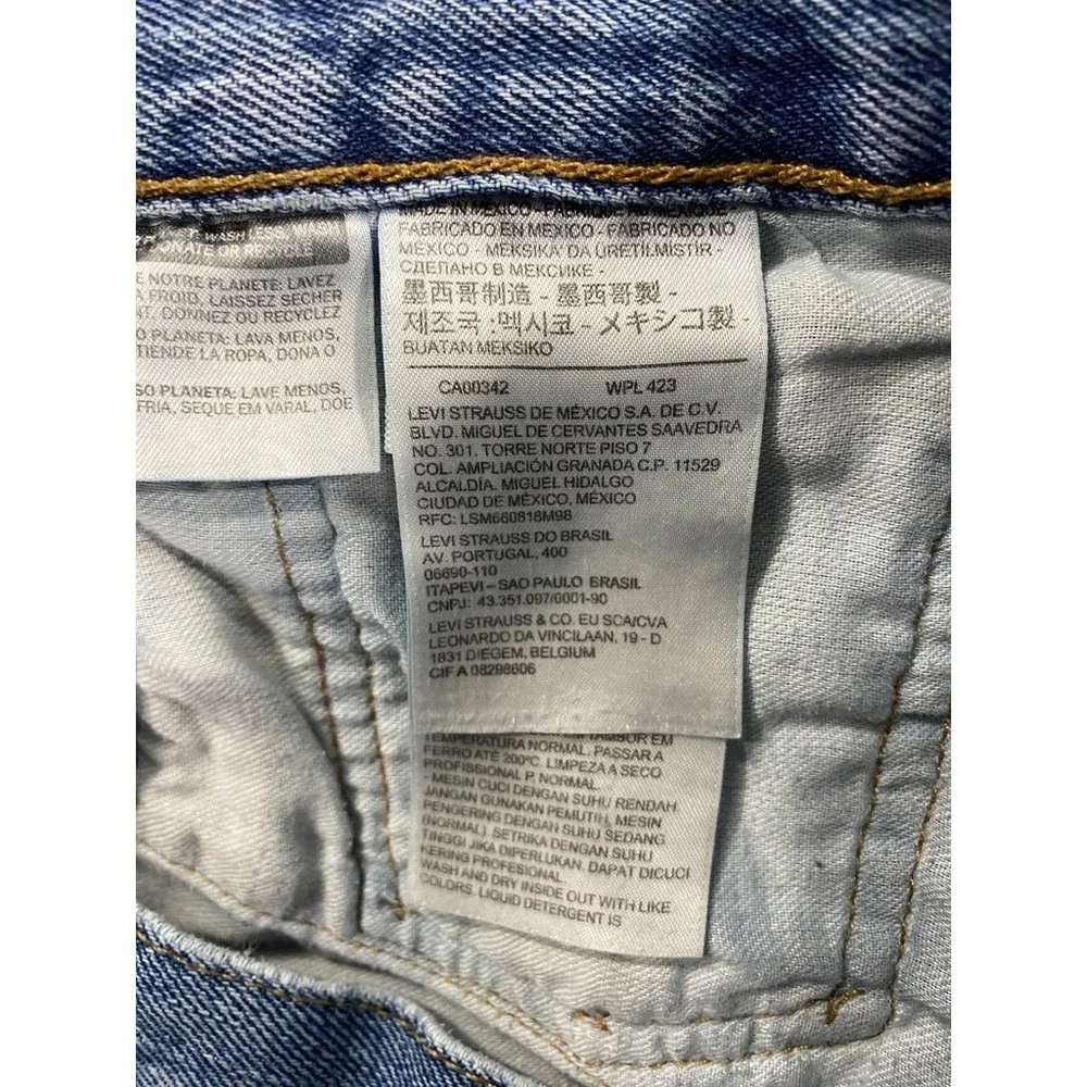 Levi's 501 XX Button Fly Jeans Men 36x29 Blue Straight Cowboy Classic‎ Denim